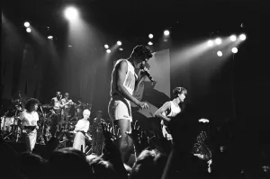 00939 Prints: New pop sensation Wham! pictured in concert in Aberdeen, Scotland