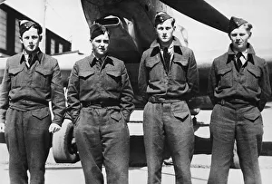 New R. A. F. Air Gunners training in Quebec under the Commonwealth Joint Air Training Plan