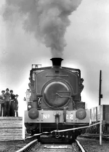 A new steam age got under way in the North East as the inaguarel train broke a small tape