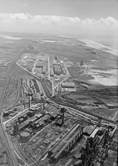 New Steel Works near Port Talbot circa 1951 024971 / 7