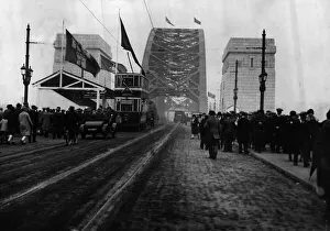 Bridges Prints: New Tyne Bridge. The Tyne Bridge is a through arch bridge over the River Tyne in North