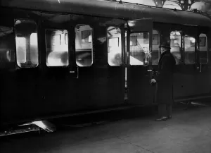 00367 Prints: The new type of electric train departed from Newcastle Central Station on its South