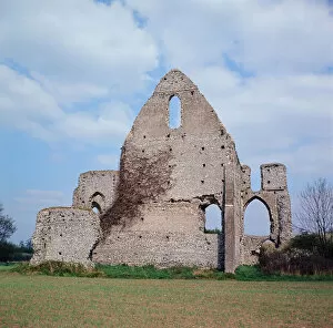 Images Dated 12th January 2017: Newark Priory in Pyrford, Surrey. July 1967