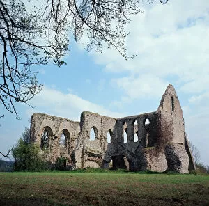 Images Dated 12th January 2017: Newark Priory in Pyrford, Surrey. July 1967