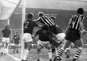 Newcastle 2-0 Burnley, FA Cup semi final match at Hillsborough, Saturday 30th March 1974