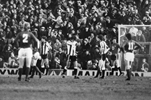 Red Card Prints: Newcastle 2-2 Bolton, Division Two League match at St James Park, Monday 3rd January 1983