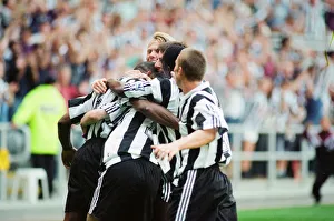 00853 Prints: Newcastle 3-0 Coventry, premier league match at St James Park, Saturday 19th August 1995