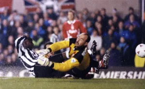 Newcastle 3 - 0 Liverpool Premiership match held at St James Park