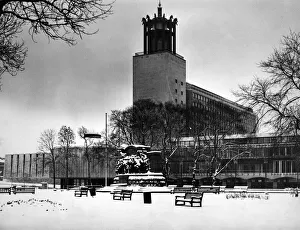 00842 Prints: Newcastle Civic Centre, a local government building located in the Haymarket area of