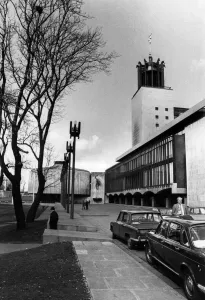 Newcastle Civic Centre, a local government building located in the Haymarket area of