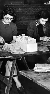 The Newcastle Food Office, where staff were busy in December 1940 organising the issue of