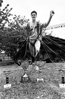 Newcastle student Andrew Abbess won the British National Parachuting Championships in