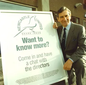 Newcastle United Director Gordon McKeag asking for the fans view on the share issue