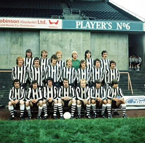 Newcastle United F. C. July 1974 Back Row: Left to Right Keith Robson
