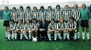 Newcastle United F. C. July 1975 Back Row Left to Right: Michael Mahoney