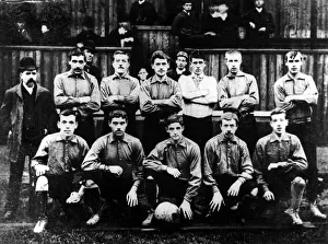 Team Prints: Newcastle United Football Club One of the first teams to play at St James