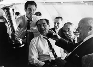 01192 Prints: Newcastle United Homecoming after winning 1969 Inter-Cities Fairs Cup