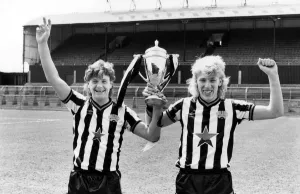 Only Young Men Prints: Newcastle United Juniors Team Group photograph 1985. Joe Allon