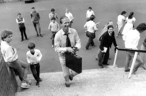 00245 Prints: Newcastle United manager Jack Charlton arriving at St. James Park in June 1984