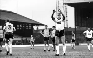 00245 Prints: Newcastle United manager Jack Charlton in November 1984