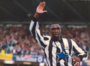 Newcastle United player Andy Cole October 1993 Towards the end of the 1992 / 3