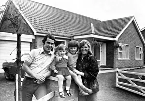 Newcastle United player Bob Moncur pictured with his wife Camille