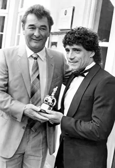 Images Dated 1st December 1984: Newcastle United skipper Kevin Keegan received the North East Player of the Year Award