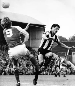 Newcastle United v Rotherham. John Trewick of Newcastle United chips
