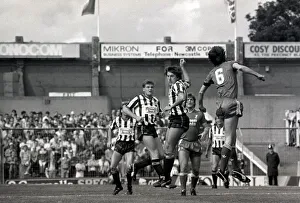 00237 Prints: Newcastle v Liverpool Division 1 League game August 1986 Paul Gascoigne