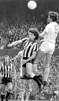 Newcastler skipper Kevin Keegan under tremendous pressure from Sheffield Weddnesday