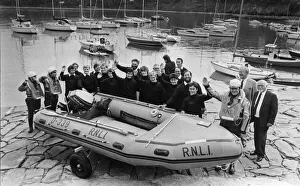 A newlife-saver made a splash at its official launch in West Wales yesterday