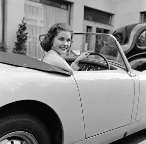 Newly crowned Miss World 1958, Penelope Anne Coelen, who represented South Africa