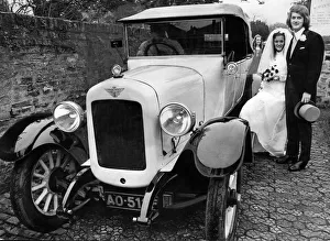 Vintage Prints: Newly Weds, William Stewart of Billingham and his bride Julian Anderson of Yarm