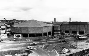 Building Site Prints: The Newport Centre, a £7m sports and entertainment complex nears completion