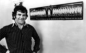 Photo Prints: Former Newport and Wales international David Watkins pictured in front of a photo of