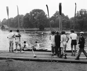 News of the World Open Sprint Championship Regatta on the Serpentine, London