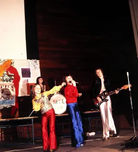 Nice Day - Pop Group seen here during rehearsals for the BBC television programme