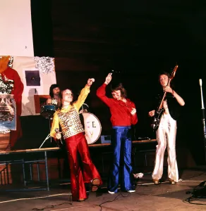 Nice Day - Pop Group seen here during rehearsals for the BBC television programme