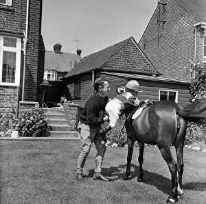 Nicholas Connorton, 4-year-old son of jockey Brian Connorton
