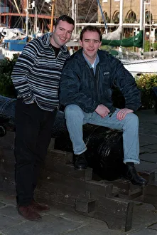 Nick Berry Actor December 97 With fellow actor and star of Eastenders Todd Carty