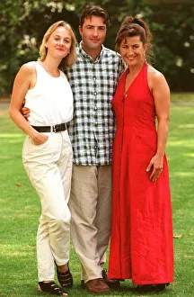 Nick Berry actor with fellow actress Niamh Cusak and new comer to the sixties police