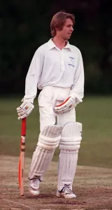 NICK COCHRANE (ANDY McDONALD) TRIES A BIT OF BALL TAMPERING PLAYING FOR THE CORONATION