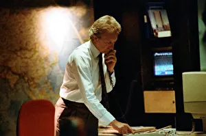 Nick Davies, former Mirror Group reporter standing at foreign desk in old Daily Mirror