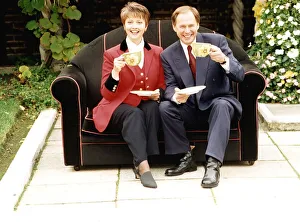 Nick Owen TV Presenter with co presenter Anne Diamond of television programme Good