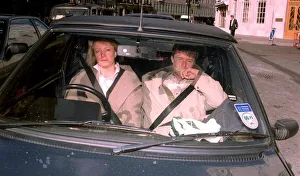Nicky Campbell TV Presenter Being Driven To Work By New Girlfriend Tina Ritchie