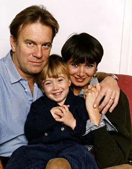 Nicky Henson Actor Singer with his wife Marguerite and son Keaton A&copy;Mirrorpix