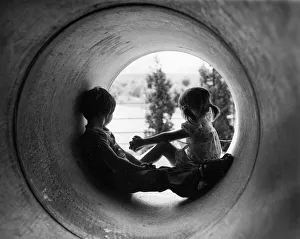One Girl Only Prints: Nicola Jackson and Joseph Devin have found the ideal place to watch the world go by - a