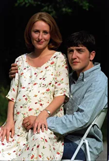 Nicola Stephenson Actress and Jason Done Actor in the Television Programme Wokenwell