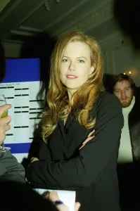 Nicole Kidmen actress November 1998 at the Evening Standard Theatre Awards at the Savoy