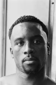 Nigel Benn on a photo shoot ahead of his next fight against American Tim Williams